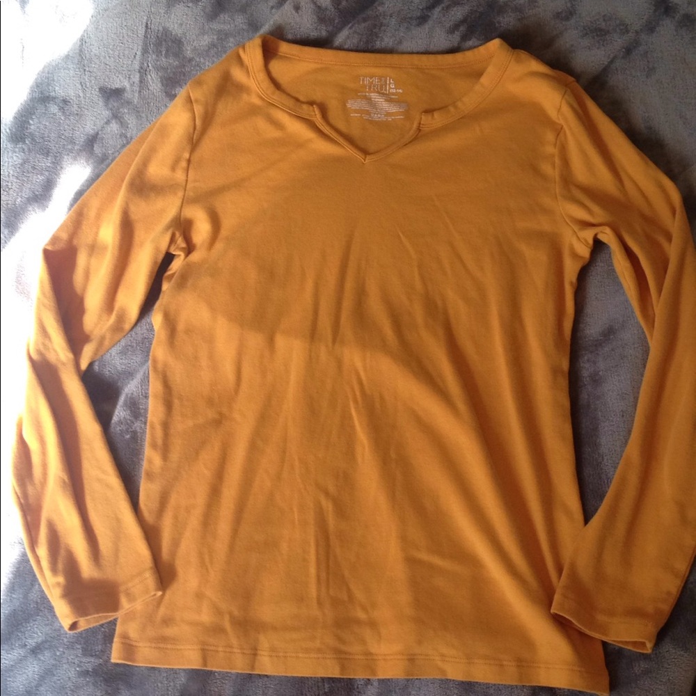 🔵Mustard Long Sleeve Shirt